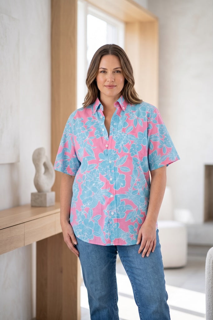 Reyn Spooner Hawaiian Print Shirt