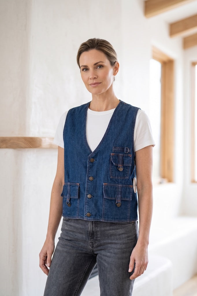 Vintage Denim Vest