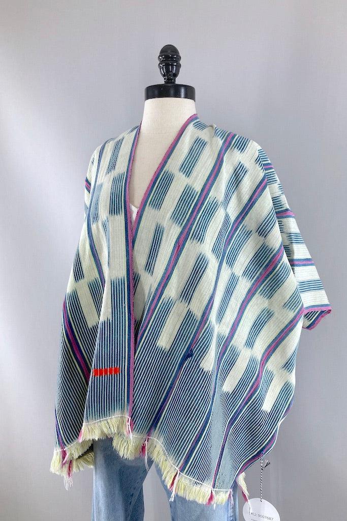 Indigo Baoule Cotton Cardigan-ThisBlueBird