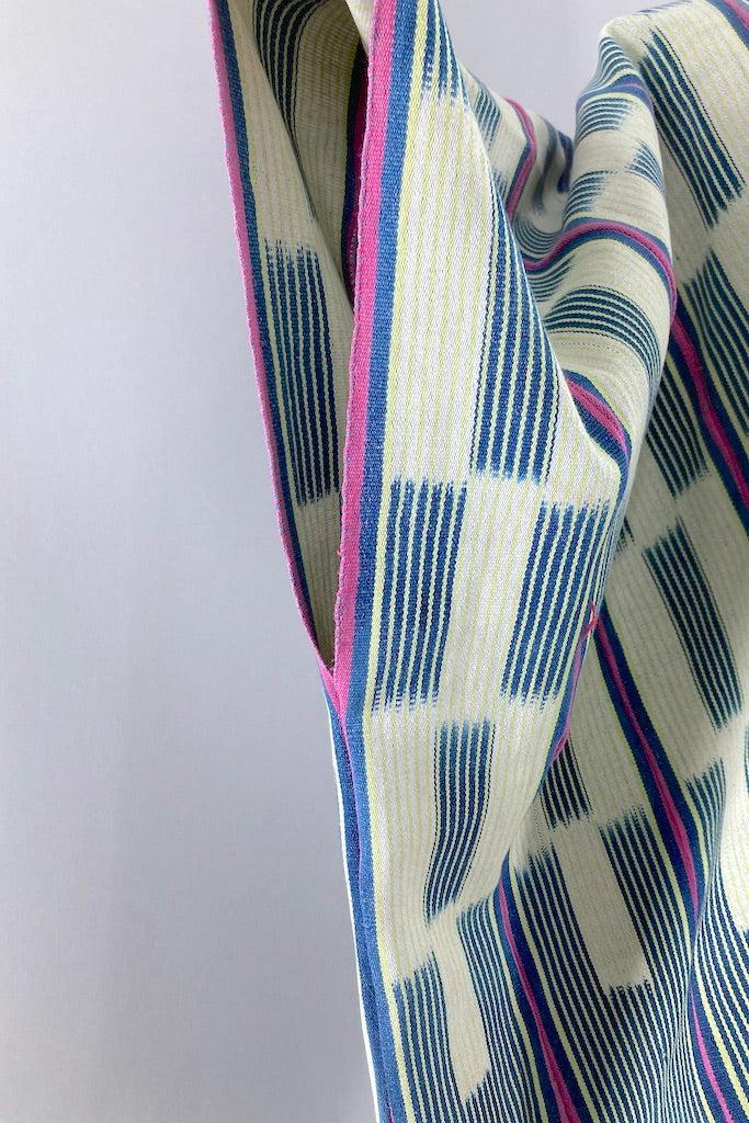Indigo Baoule Cotton Cardigan-ThisBlueBird