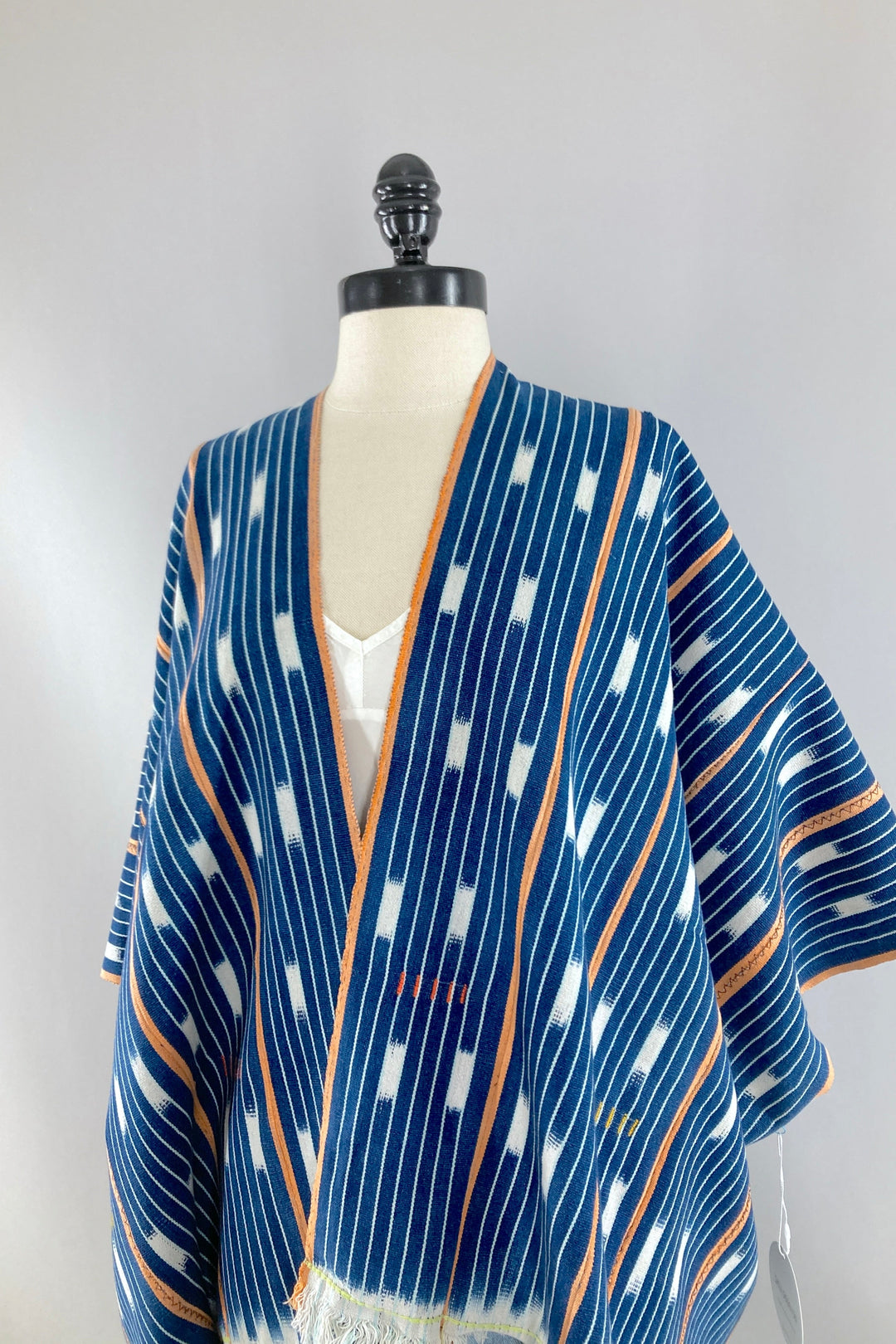 Indigo Blue Cotton Cardigan-ThisBlueBird