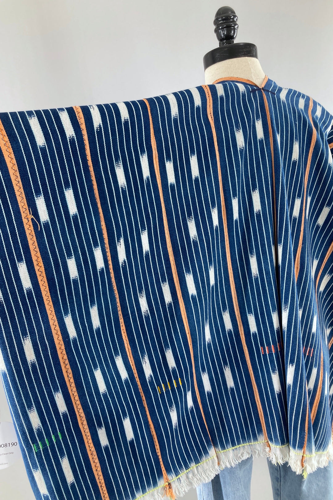 Indigo Blue Cotton Cardigan-ThisBlueBird