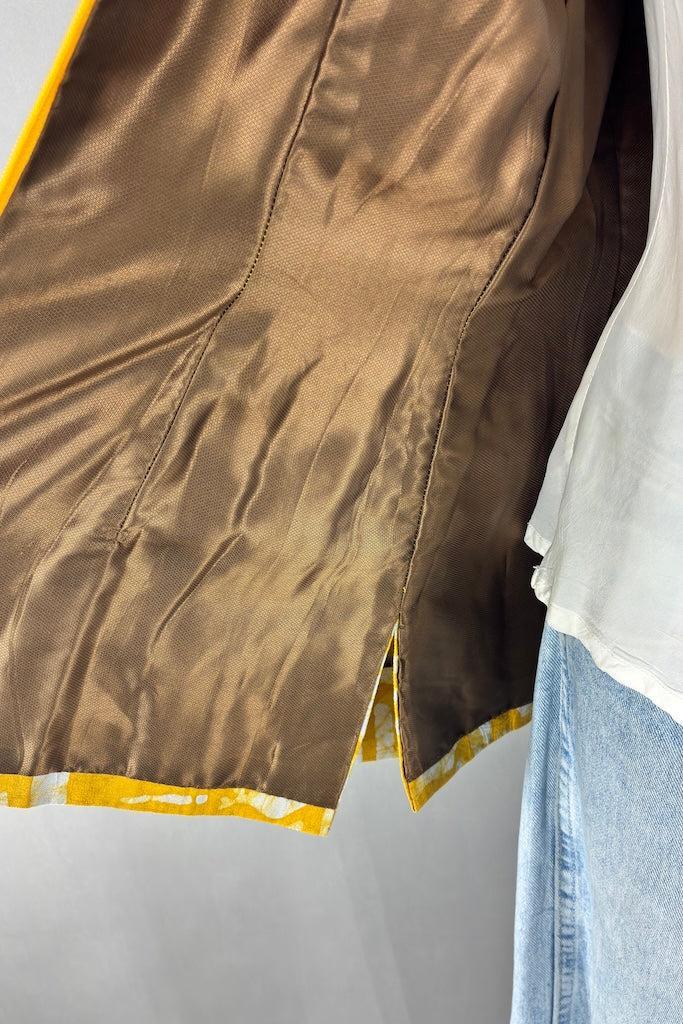 Mustard Yellow Batik Jacket-ThisBlueBird