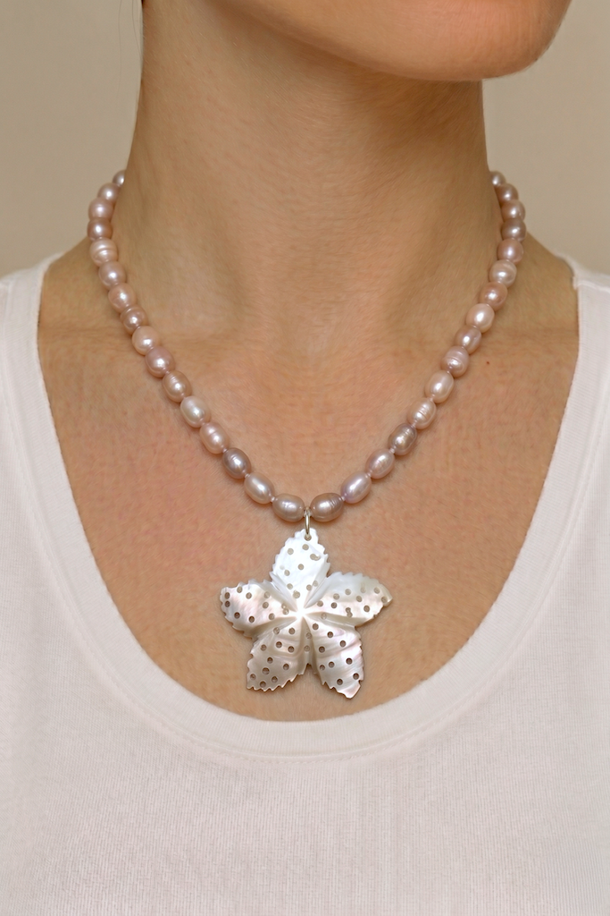 Pearl Starfish Necklace-ThisBlueBird