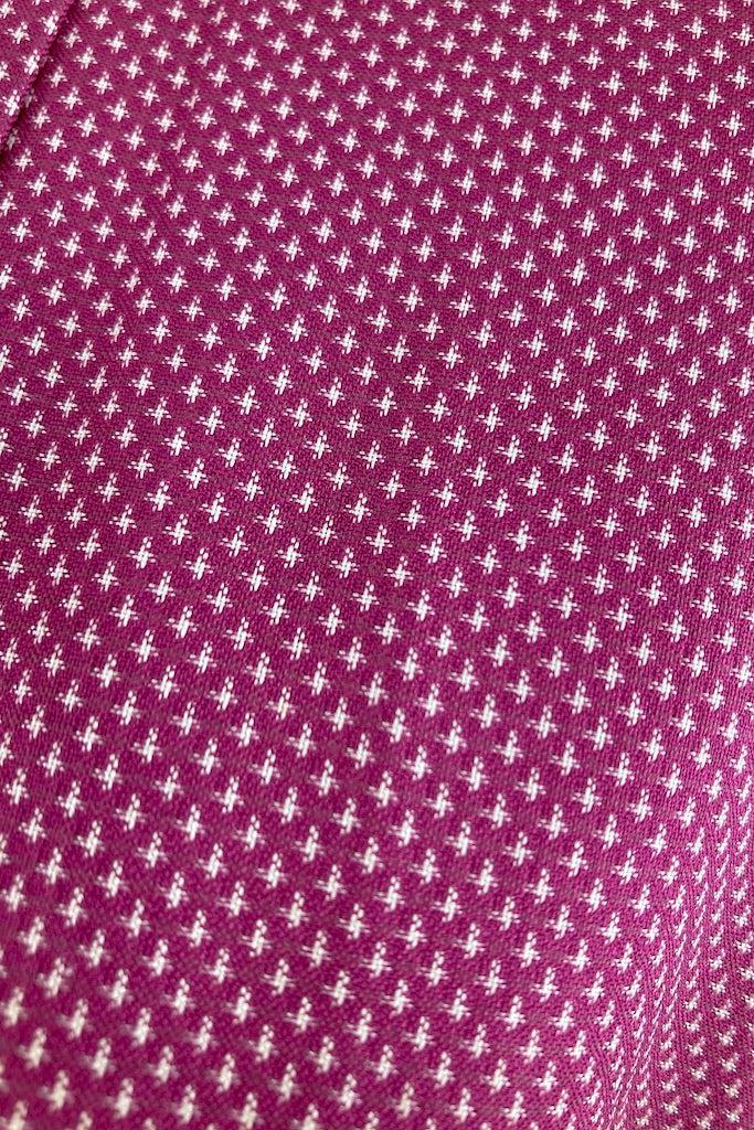Purple &amp; White Ikat Dots Kimono-ThisBlueBird