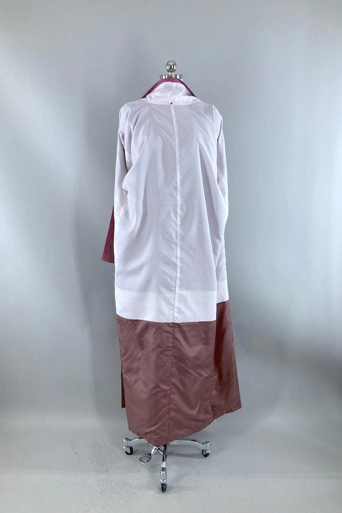 Purple &amp; White Ikat Dots Kimono-ThisBlueBird