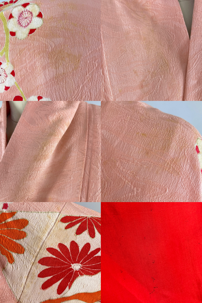 Vintage 1920s Pink Silk Kimono-ThisBlueBird