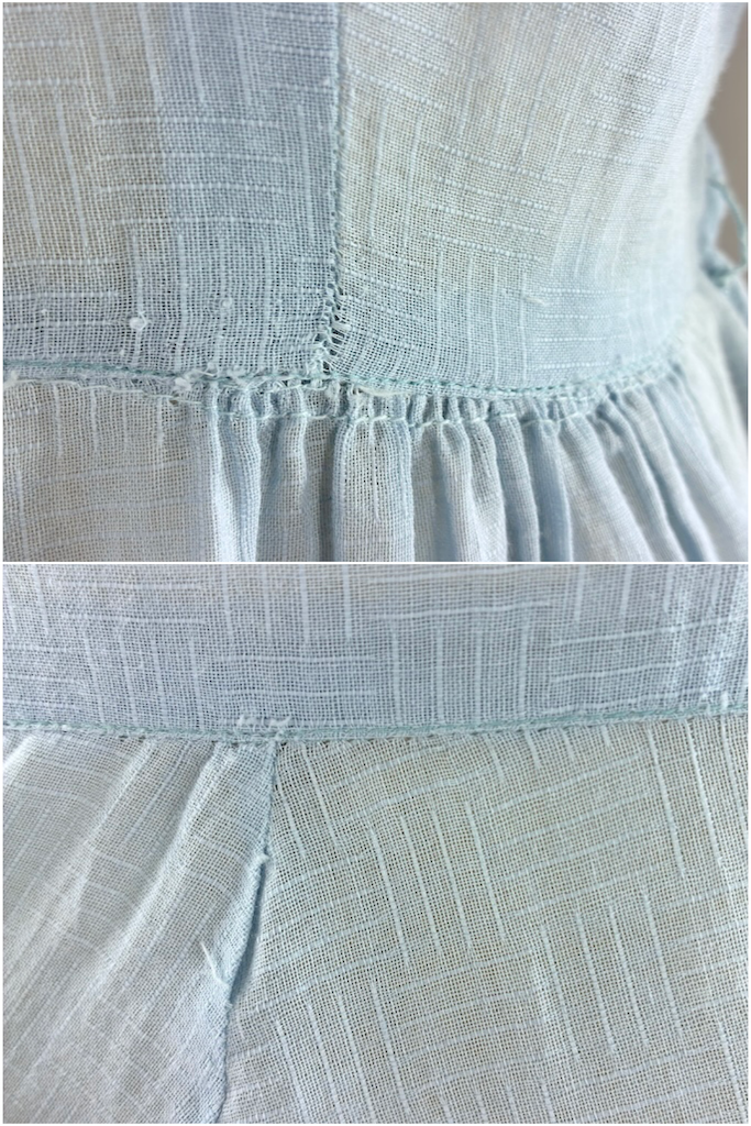 Vintage 1930s Blue Day Dress-ThisBlueBird