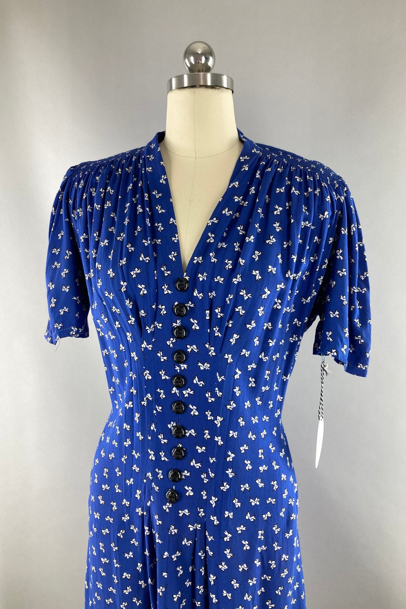 Vintage 1930s Novelty Print Dress-ThisBlueBird