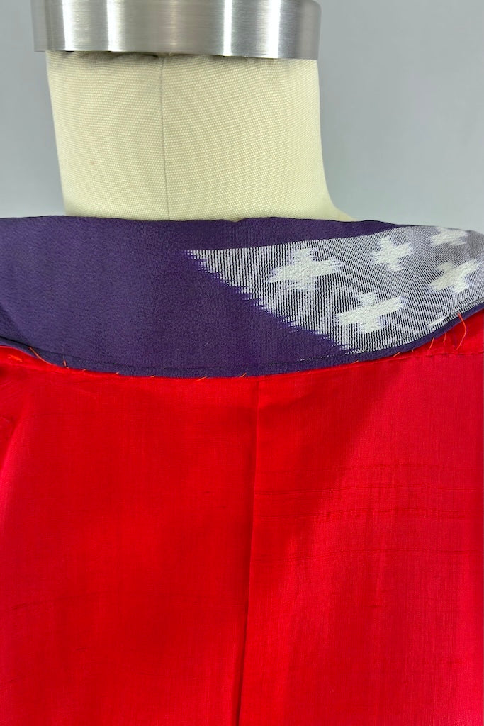 Vintage 1930s Purple Silk Kimono Robe-ThisBlueBird