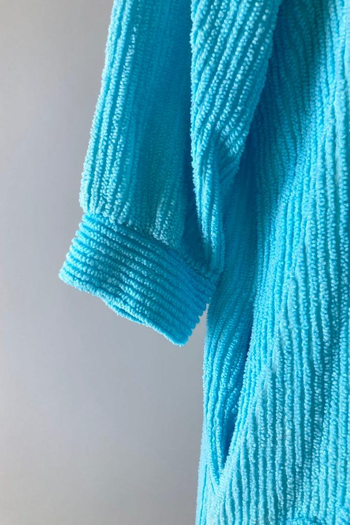 Vintage 1940s Blue Chenille Robe-ThisBlueBird