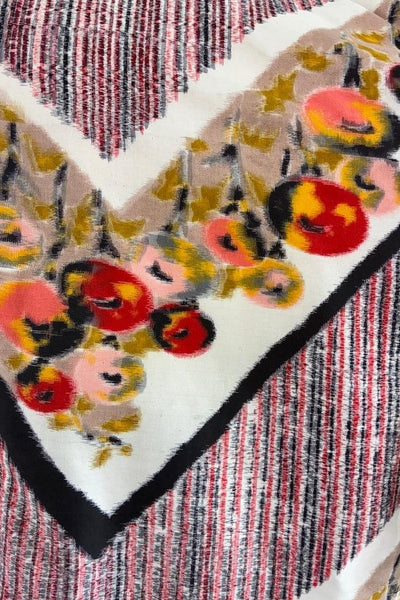 Vintage 1940s Ikat Silk Kimono Cardigan-ThisBlueBird