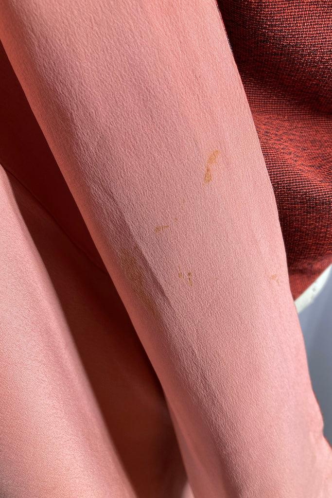 Vintage 1940s Rust Red Orange Silk Kimono-ThisBlueBird