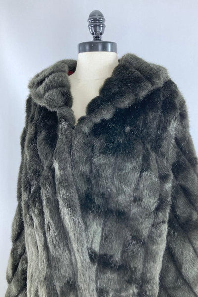 Vintage 1950s Faux Fur Cape-ThisBlueBird