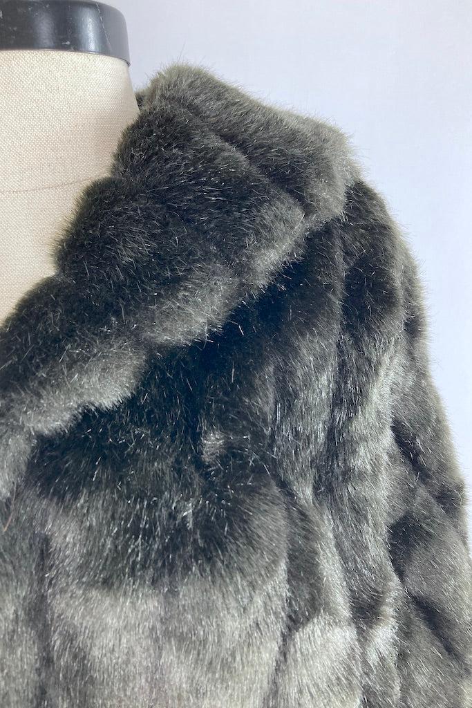 Vintage 1950s Faux Fur Cape-ThisBlueBird
