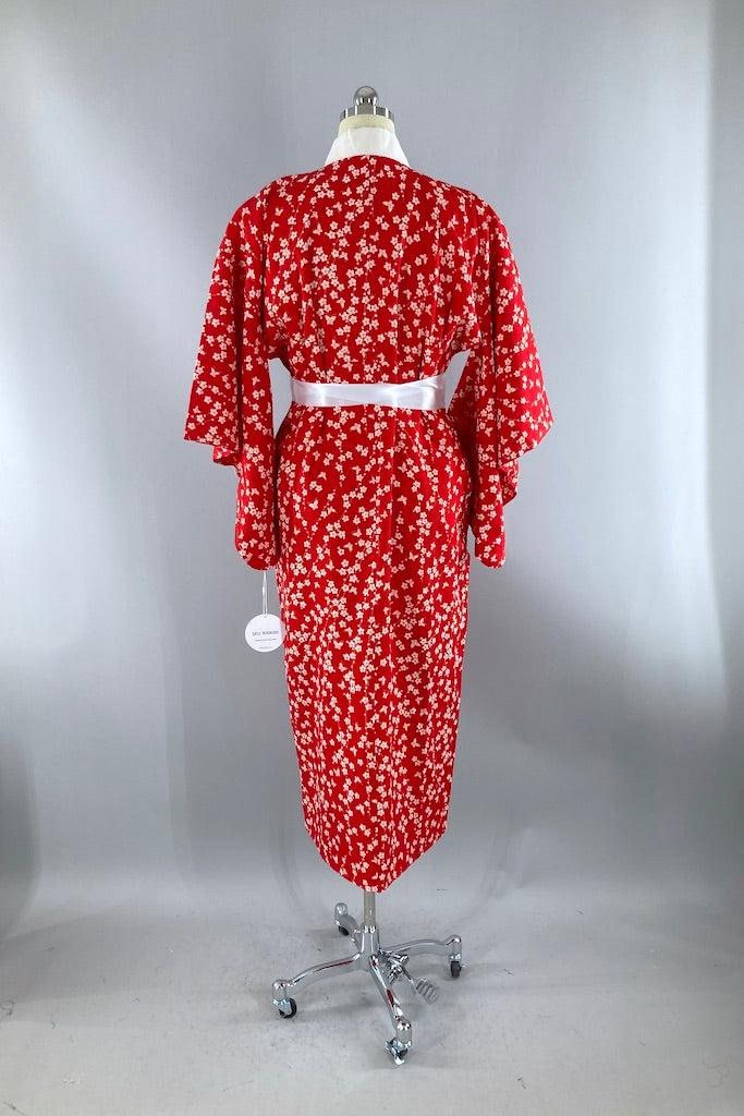 Vintage 1950s Silk Juban Kimono-ThisBlueBird