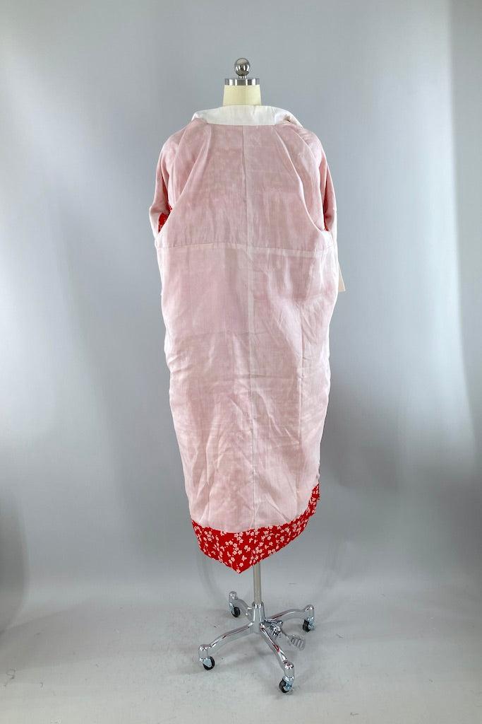 Vintage 1950s Silk Juban Kimono-ThisBlueBird