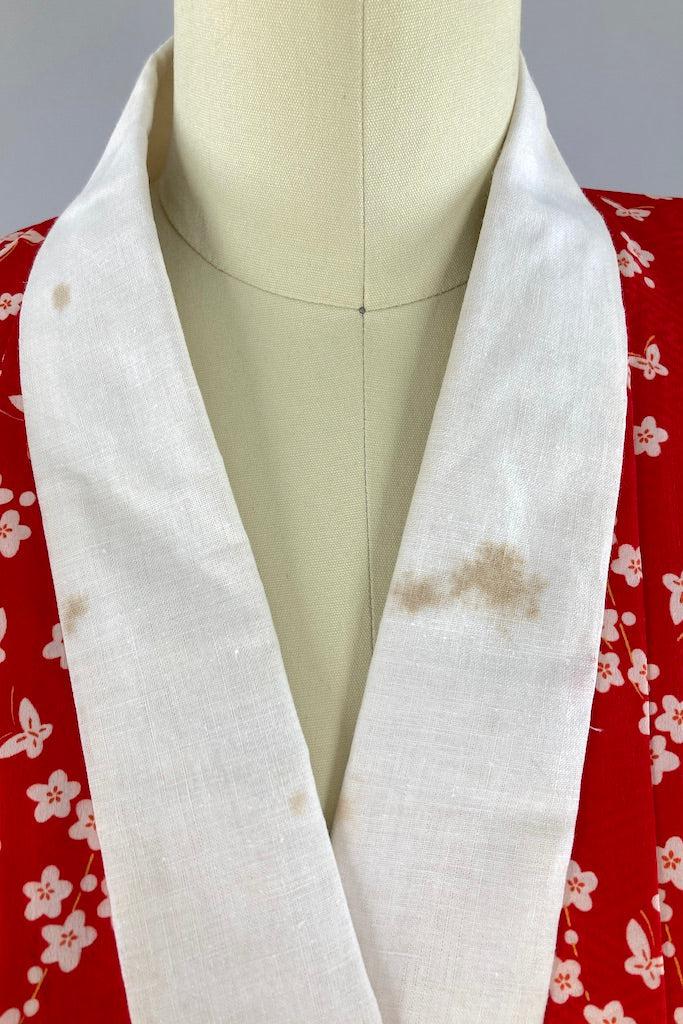 Vintage 1950s Silk Juban Kimono-ThisBlueBird