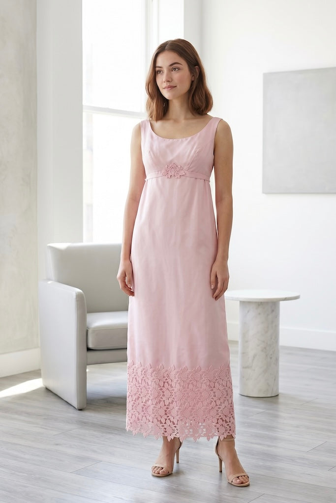 Vintage 1960s Pink Prom Dress-ThisBlueBird