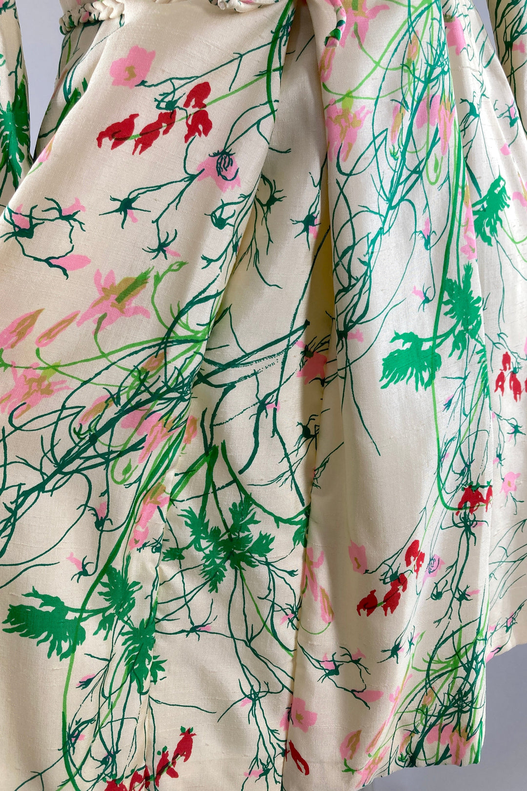 Vintage 1980s Floral Day Dress-ThisBlueBird
