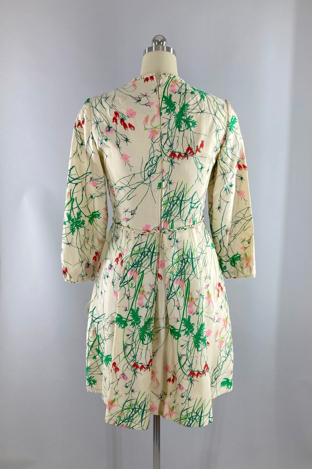 Vintage 1980s Floral Day Dress-ThisBlueBird