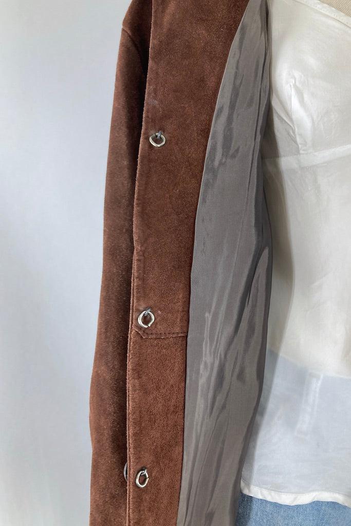 Vintage 1980s Suede Fringed Jacket-ThisBlueBird