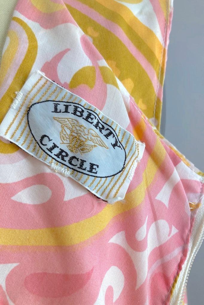 Vintage 60s Paisley Tennis Romper Dress-ThisBlueBird