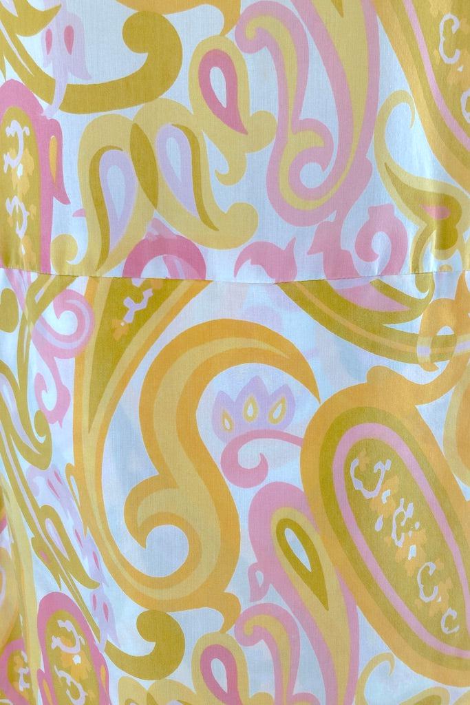 Vintage 60s Paisley Tennis Romper Dress-ThisBlueBird