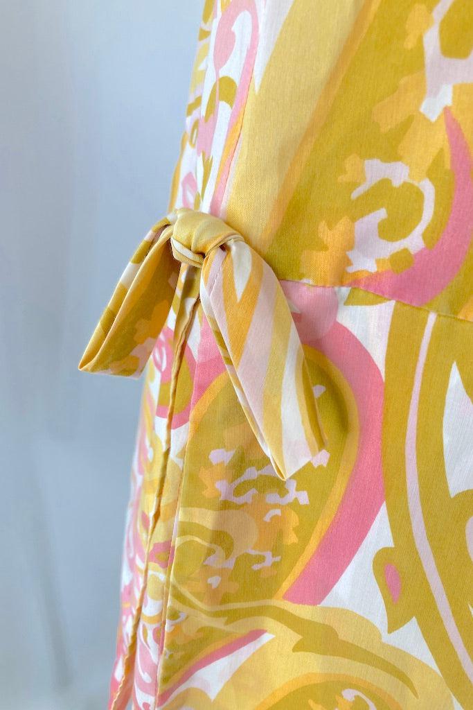Vintage 60s Paisley Tennis Romper Dress-ThisBlueBird