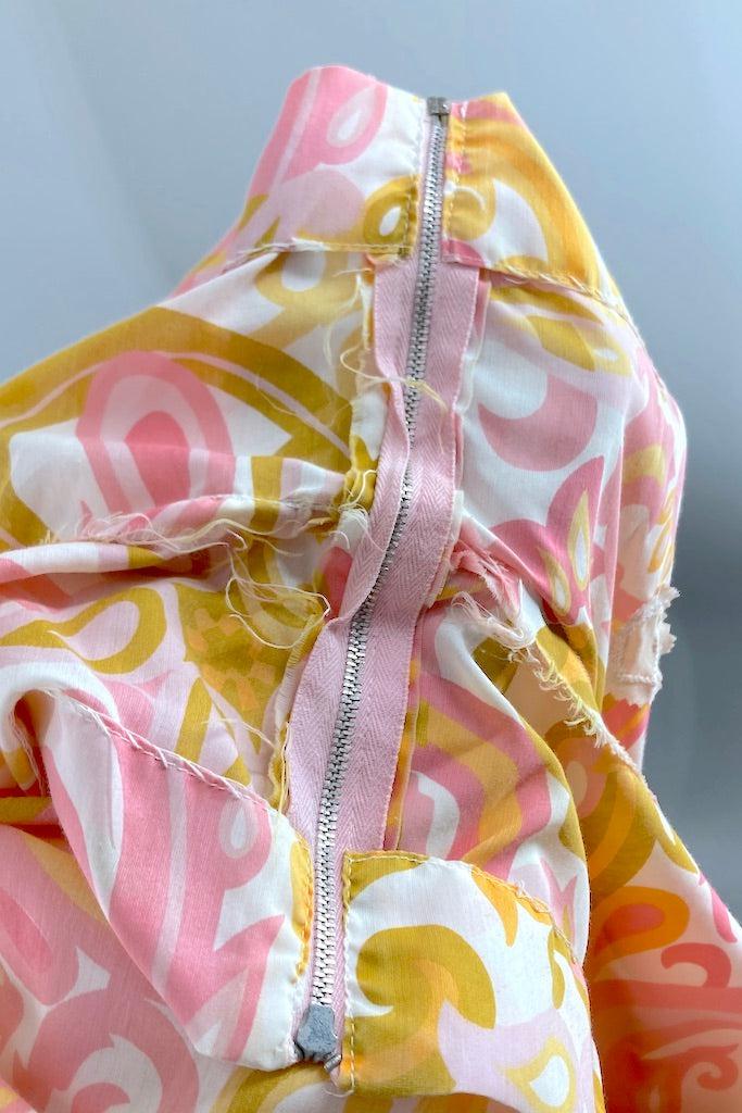 Vintage 60s Paisley Tennis Romper Dress-ThisBlueBird