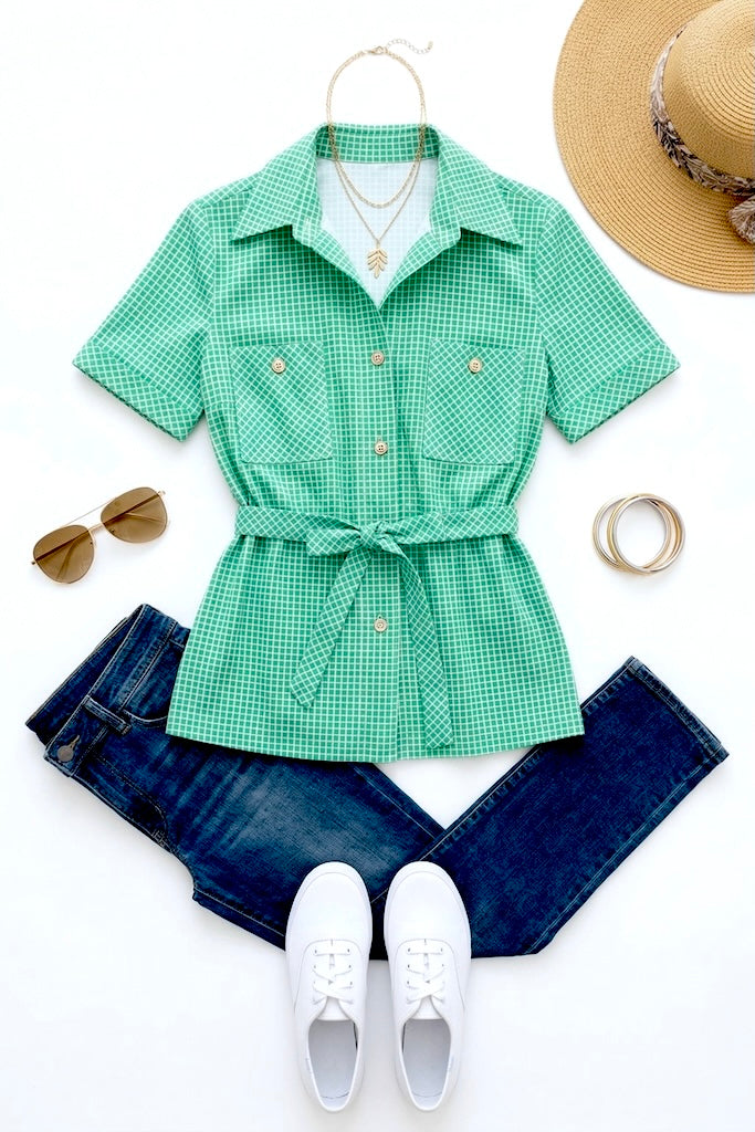 Vintage 70s Jantzen Top-ThisBlueBird