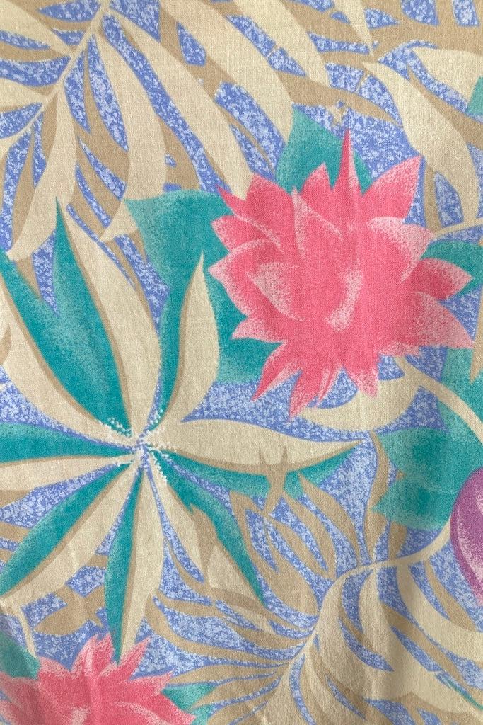Vintage 80s Floral Dress-ThisBlueBird