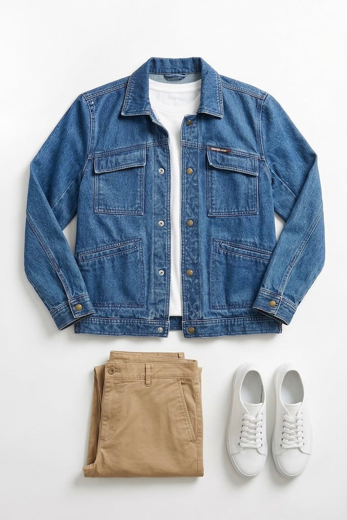 Vintage 80s Jordache Jean Jacket-ThisBlueBird