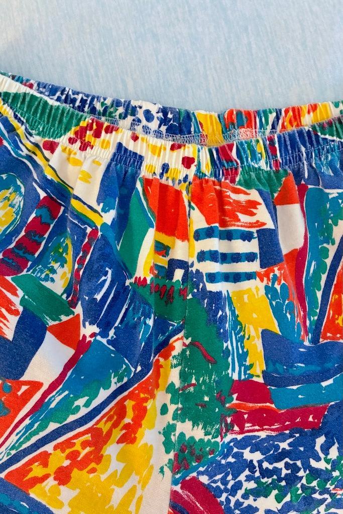 Vintage Abstract Leggings Pants-ThisBlueBird