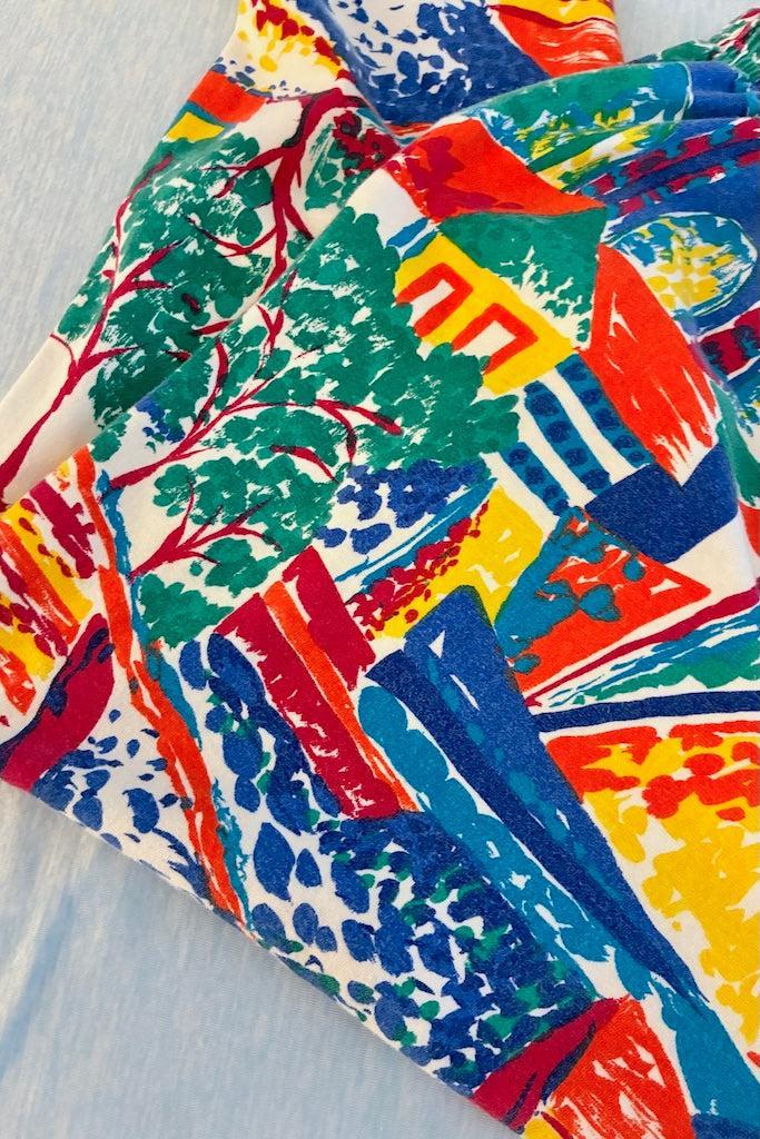 Vintage Abstract Leggings Pants-ThisBlueBird