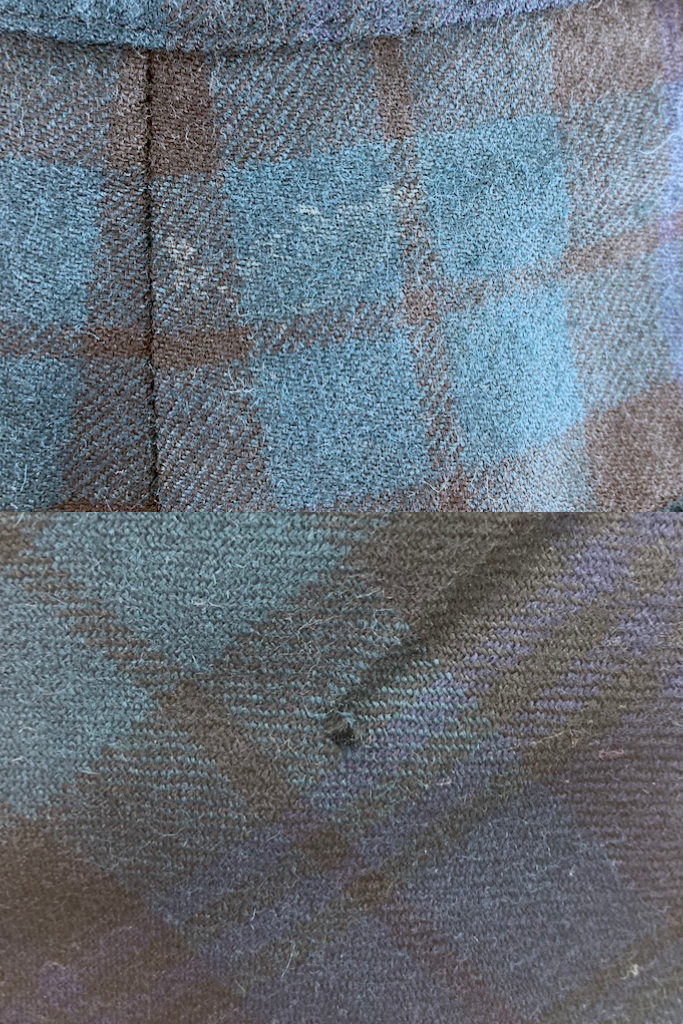 Vintage Black Watch Tartan Wool Shorts-ThisBlueBird