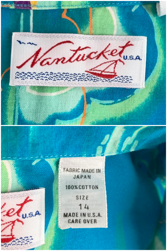 Vintage Blue Hawaiian Shirt-ThisBlueBird