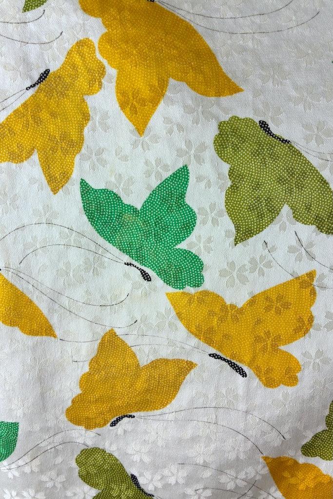 Vintage Butterflies Silk Kimono Cardigan-ThisBlueBird