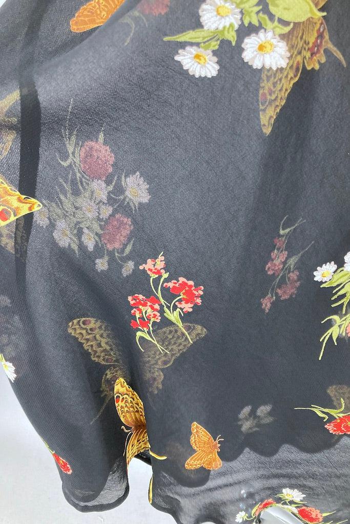 Vintage Butterfly Cheongsam Qipao Dress-ThisBlueBird
