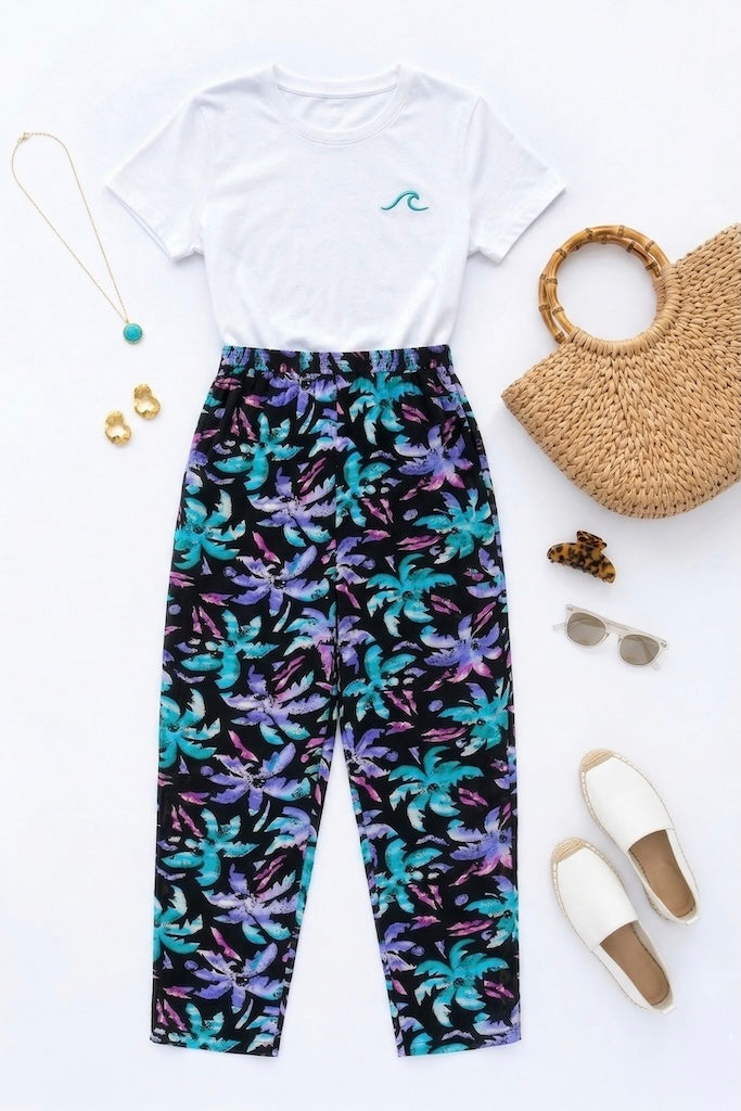 Vintage California Krush Batik Print Pants-ThisBlueBird