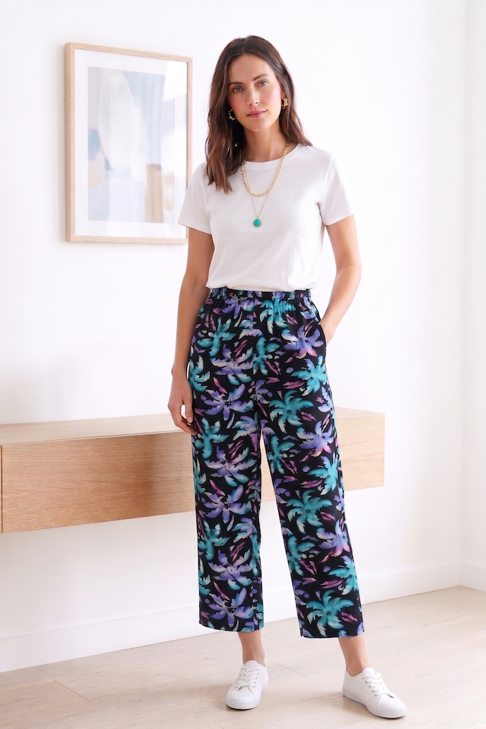 Vintage California Krush Batik Print Pants-ThisBlueBird