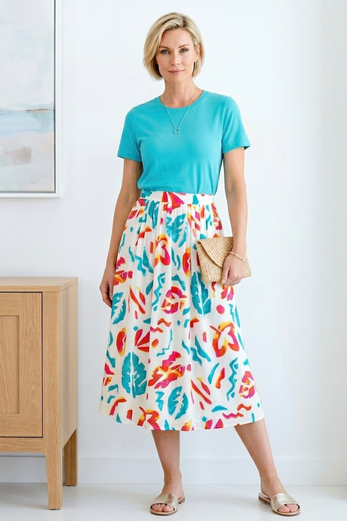 Vintage California Krush Summer Skirt-ThisBlueBird