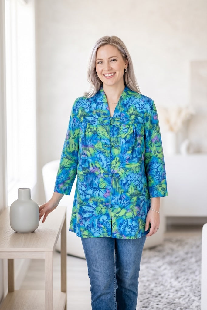 Vintage Cathay Hawaiian Tunic-ThisBlueBird