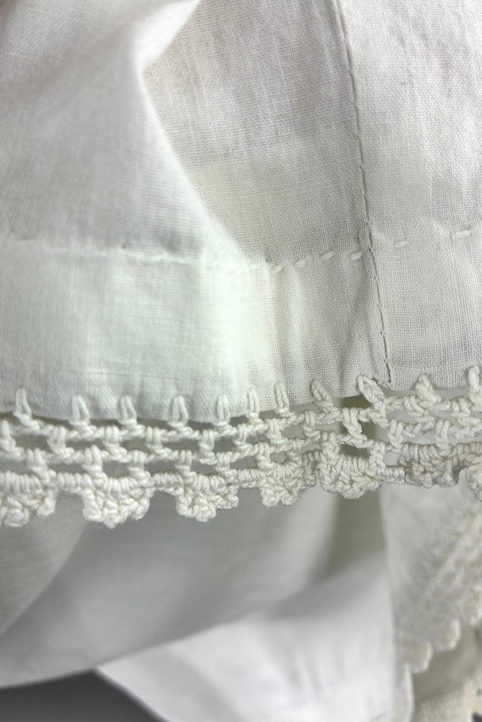 Vintage Crochet Cotton Summer Dress-ThisBlueBird