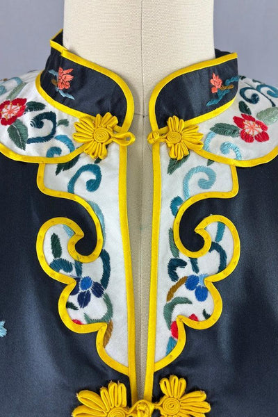 Vintage Embroidered Chinese Court Robe-ThisBlueBird