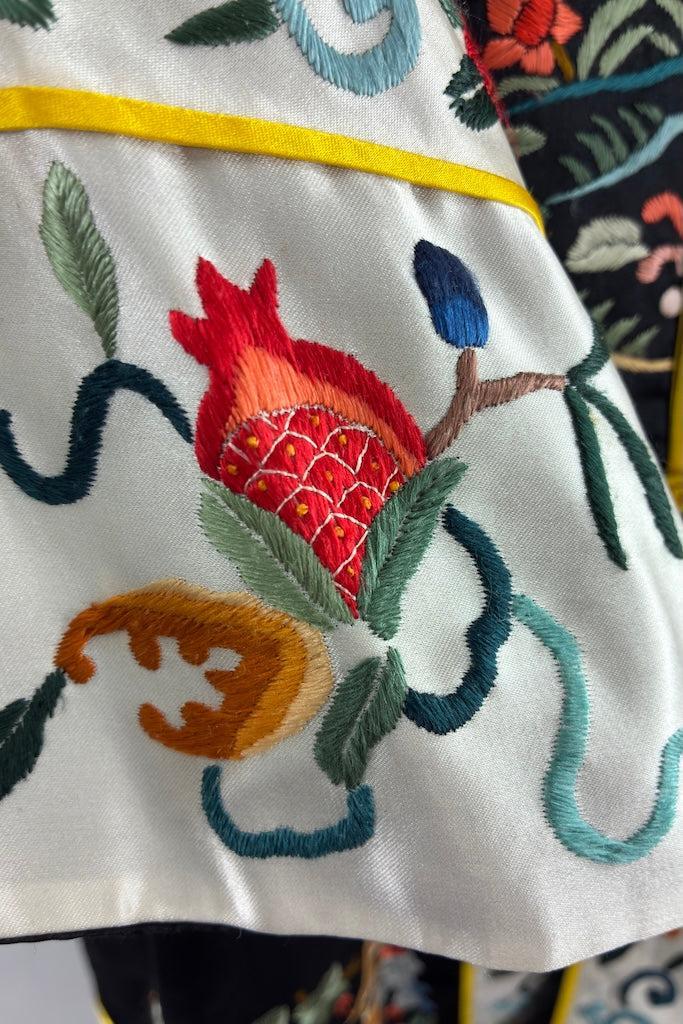 Vintage Embroidered Chinese Court Robe-ThisBlueBird
