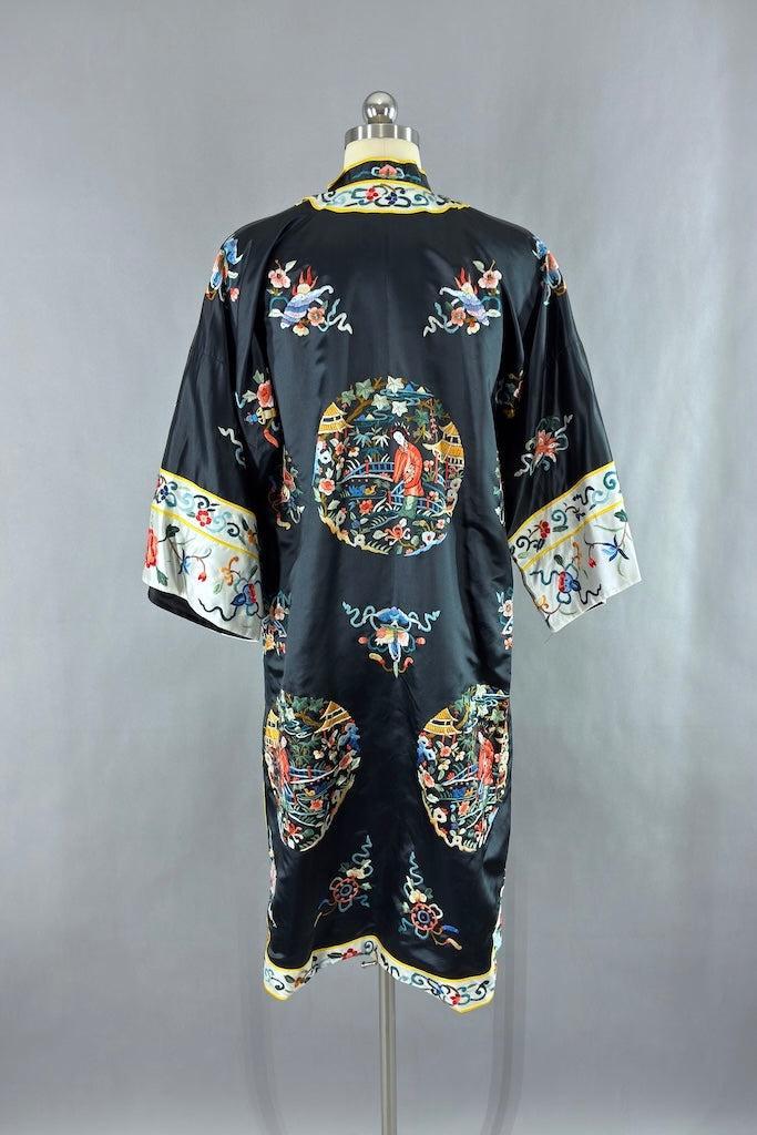 Vintage Embroidered Chinese Court Robe-ThisBlueBird