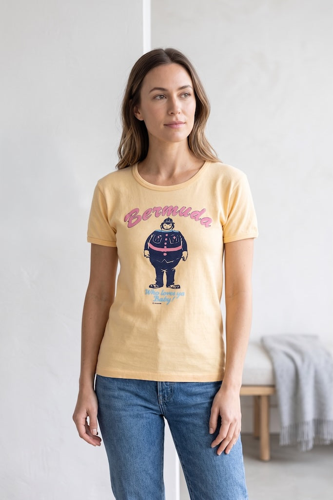 Vintage Eve McPhee Bermuda T-Shirt-ThisBlueBird