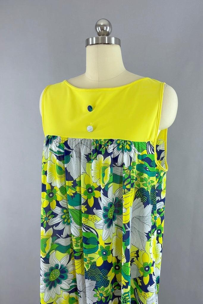 Vintage Floral Nightgown-ThisBlueBird