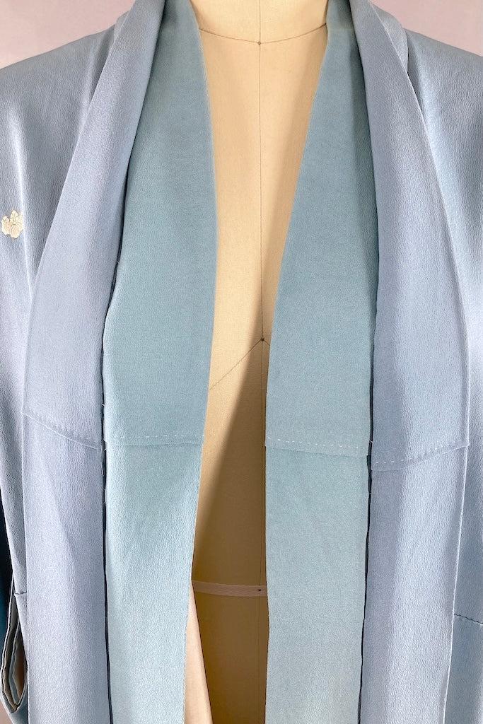 Vintage Golden River Boats Silk Kimono-ThisBlueBird